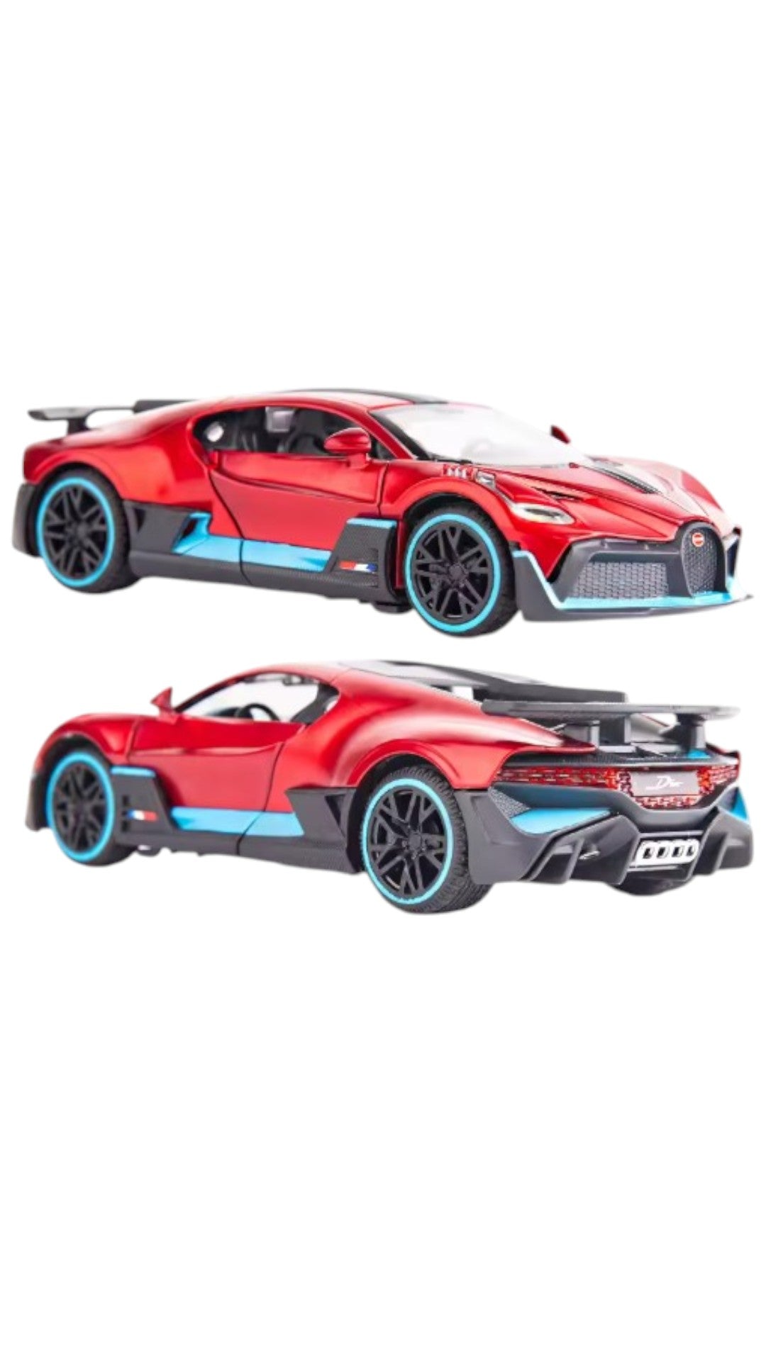 Masinuta de Bugatti Divo, Metal