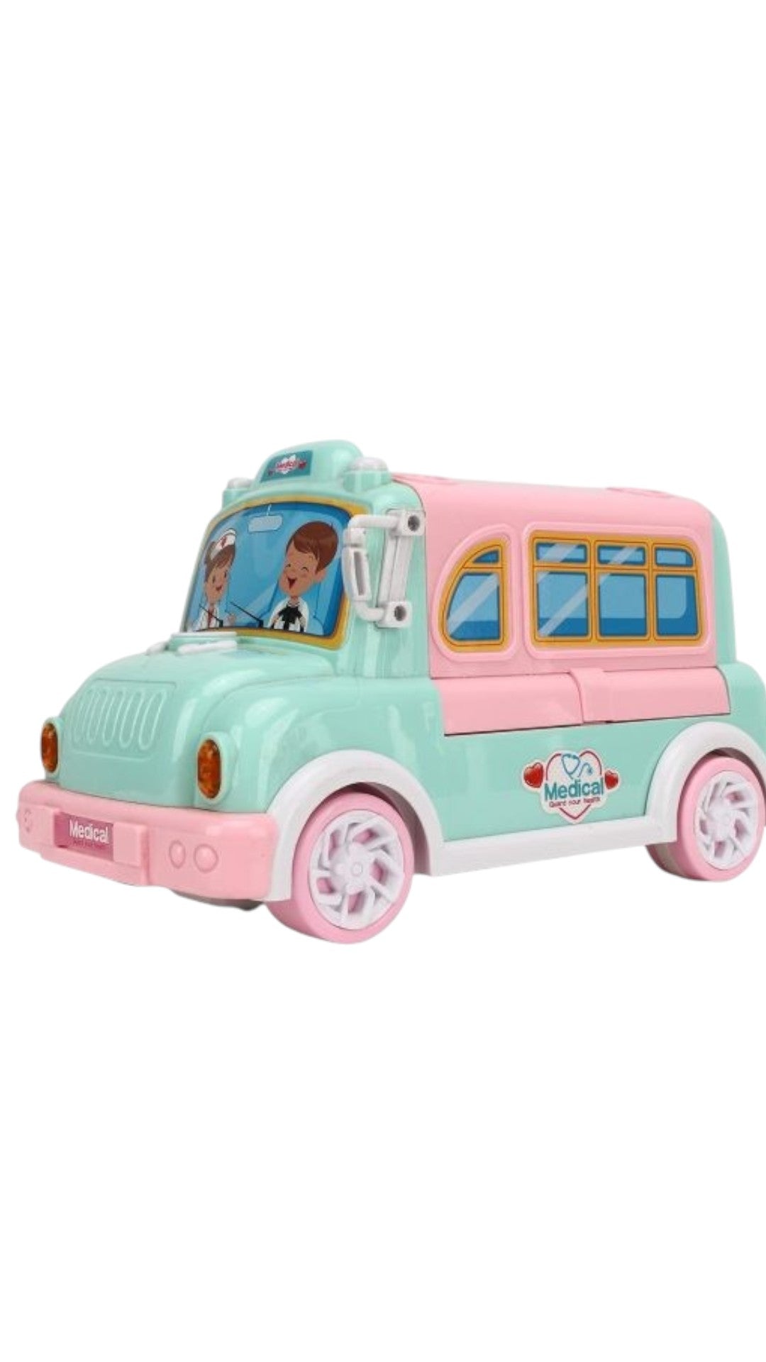 Masina ambulanta cu accesorii, Clinica mobila 2 in 1