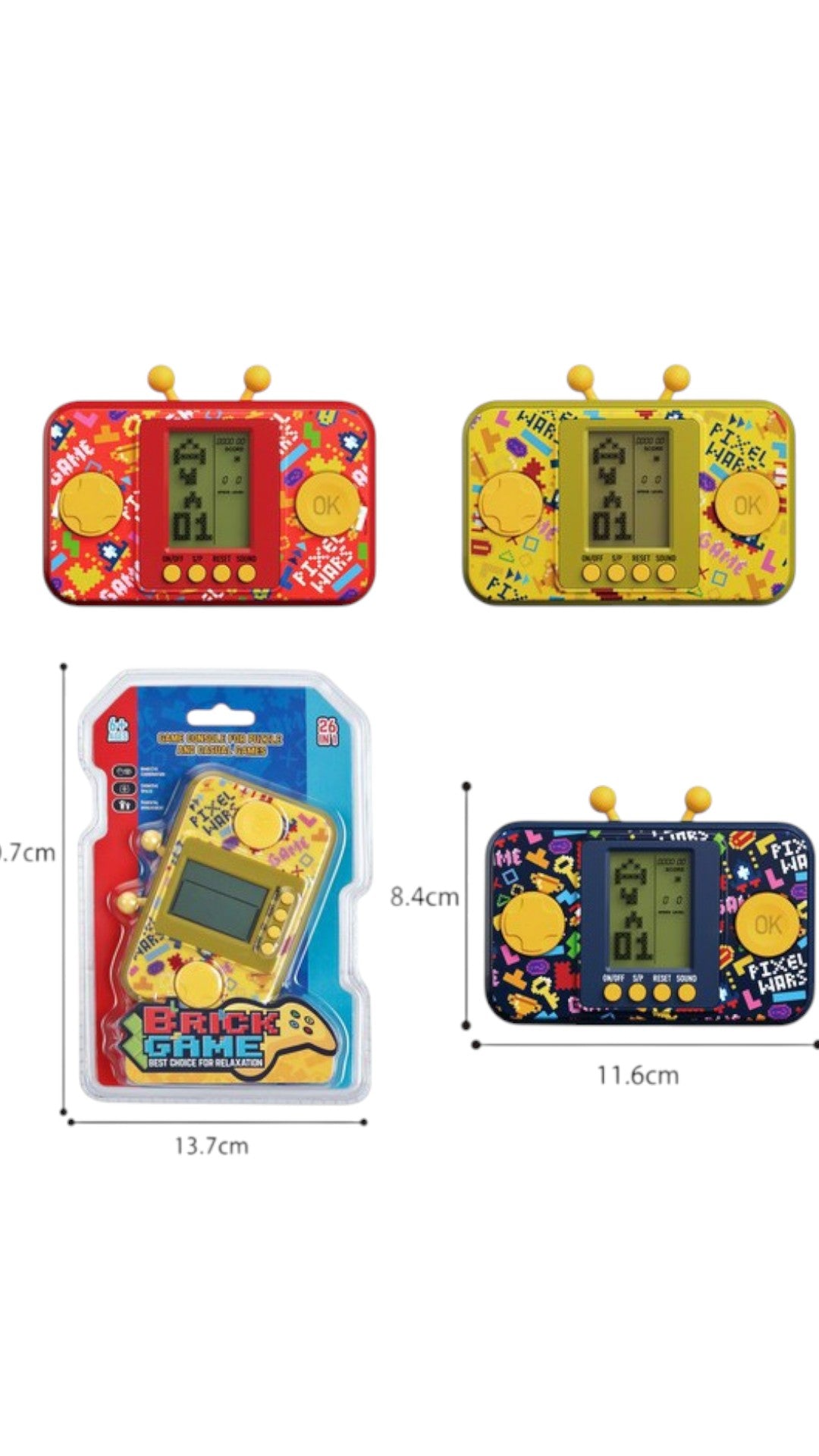 Consola de jocuri de buzunar Mașină de joc Tetris
