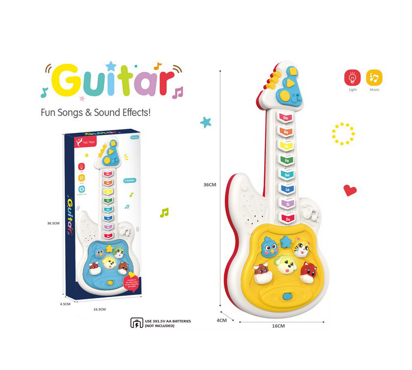 Chitara Interactiva Mixbo, cu Sunete si Lumina