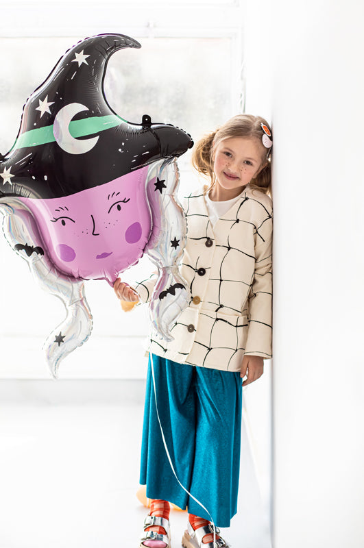 Balon din folie forma Vrăjitoare, 73,5×101 cm