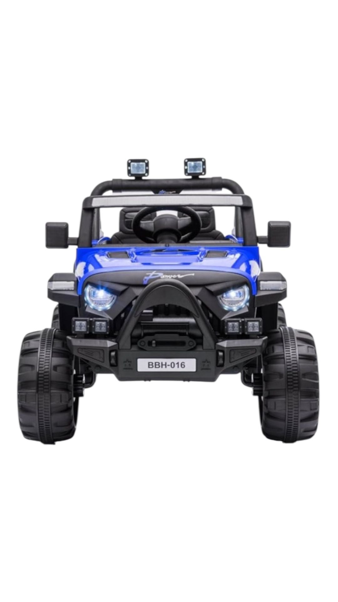 Masina electrica copii, LEAN TOYS, BBH-016 Jeep albastru