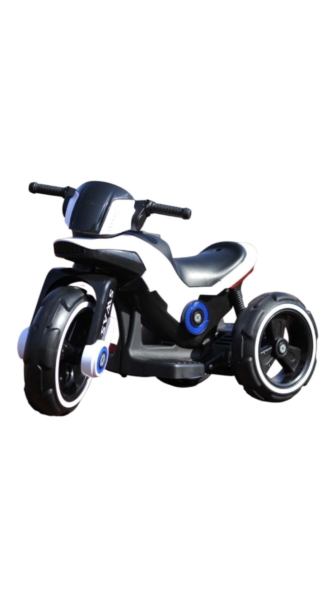 Motocicleta eléctrica pentru copii, doua motoare, acumulator 12V, cu muzica si lumini