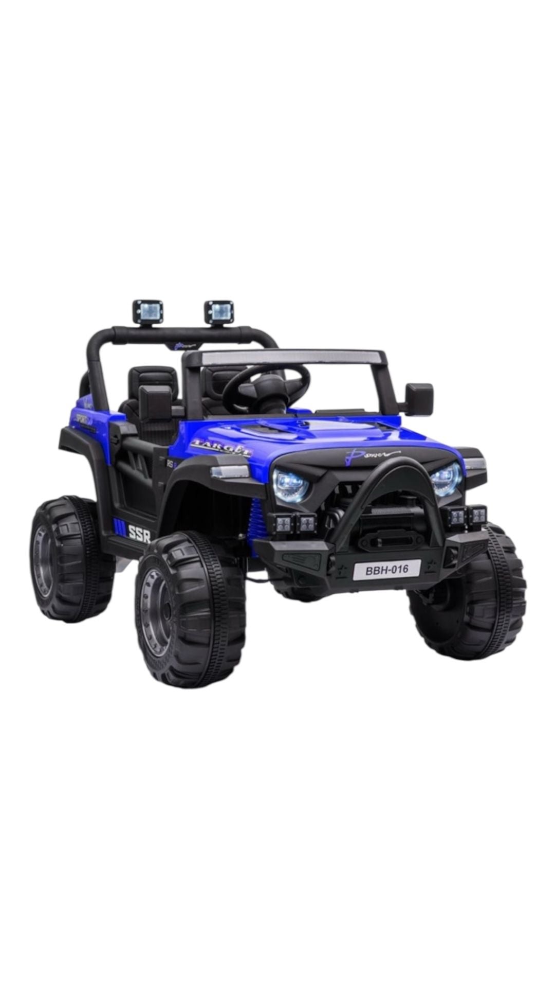Masina electrica copii, LEAN TOYS, BBH-016 Jeep albastru