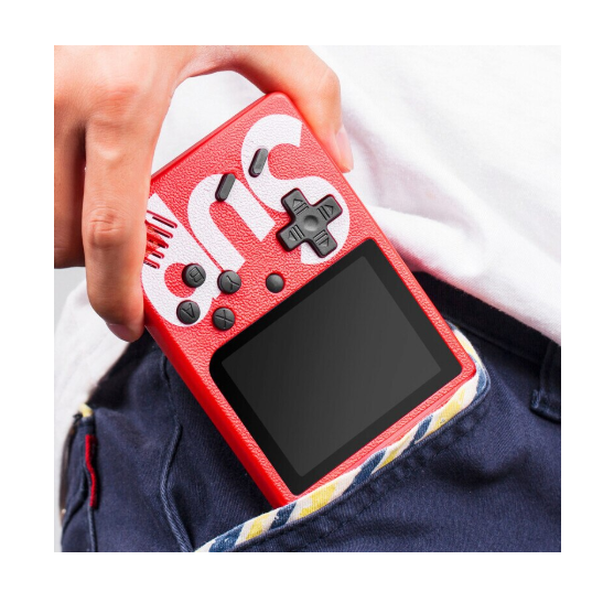 Consola SUP Game Box, 400 jocuri, Rotita volum, Ecran LCD de 3.0 ", Cablu AV, Micro-USB, Multiplayer, Portabil