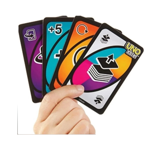 Joc de societate cu carti Uno Flip de la 2 la 10 jucatori