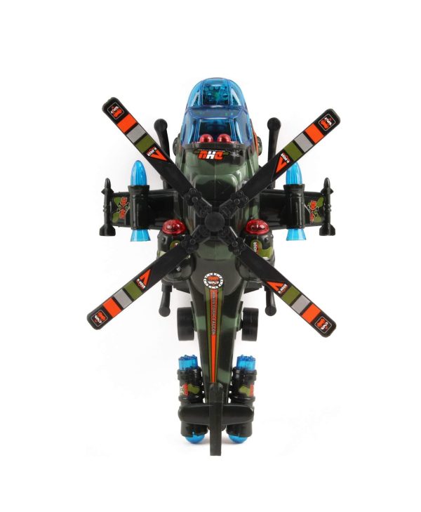 Elicopter de armata cu lumini si sunete