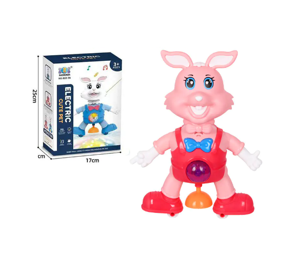 Iepurasul dansator cu Lumini si Muzica