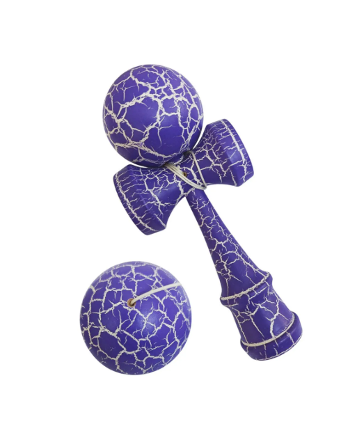Kendama din Lemn,Mix Model cu Efect Crapat 18 cm