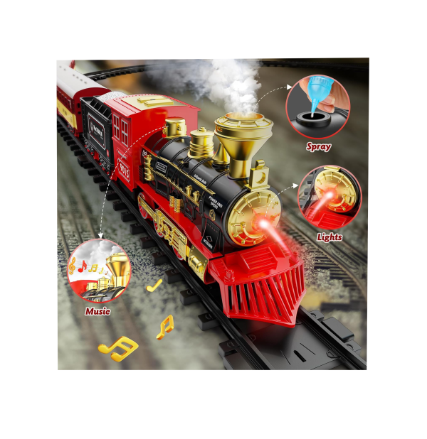 Tren Clasic Retro Train cu sine