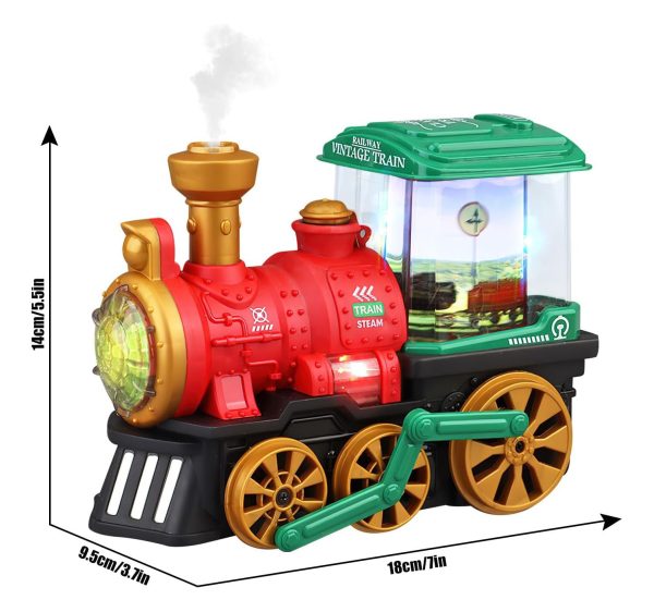 Locomotiva cu aburi muzicala electric