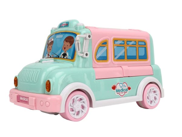Masina ambulanta cu accesorii, Clinica mobila 2 in 1