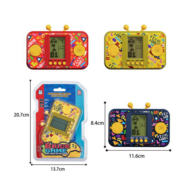 Consola de jocuri de buzunar Mașină de joc Tetris