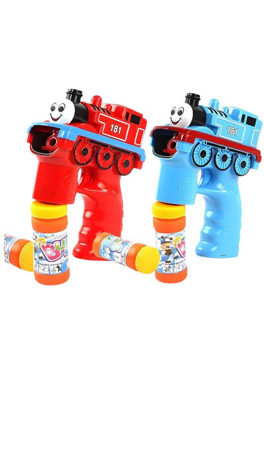 Pistol baloane sapun,LED, forma locomotiva