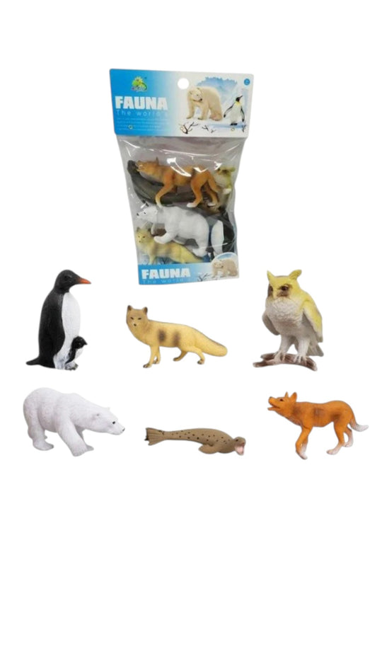 Set 6 Figurine Animale polare, Fauna