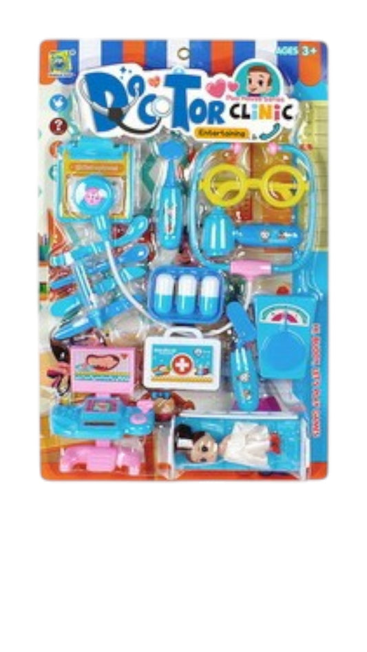 Set Doctor Clinic cu stetoscop si accesorii