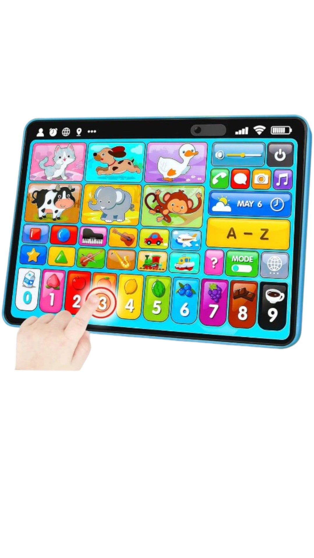 Tableta interactiva de jucarie pentru copii cu touchscreen