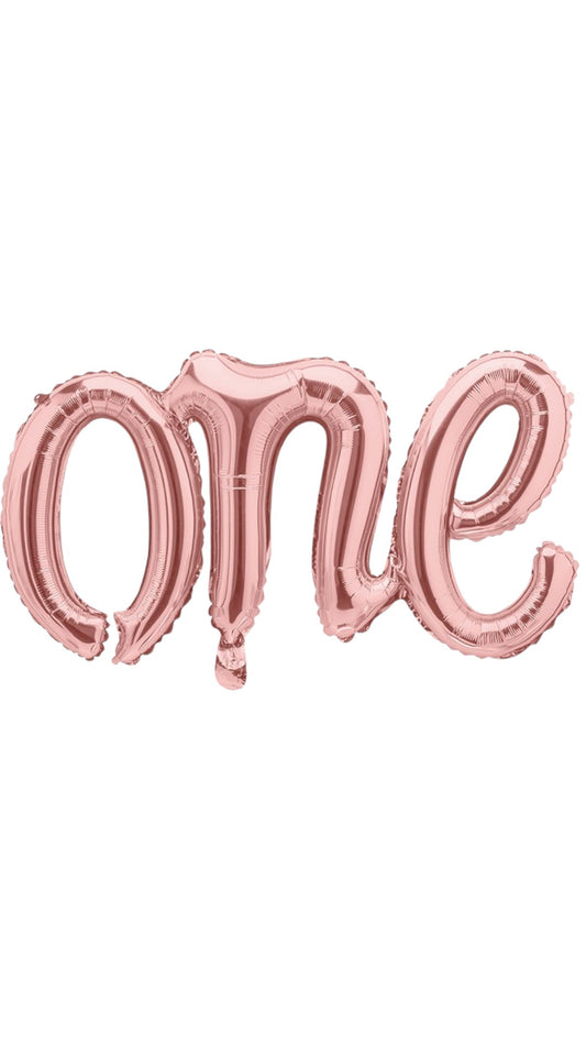 Balon folie forma ONE 66 x 37 cm