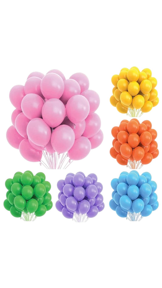 Balon mare set 10 - mixt color