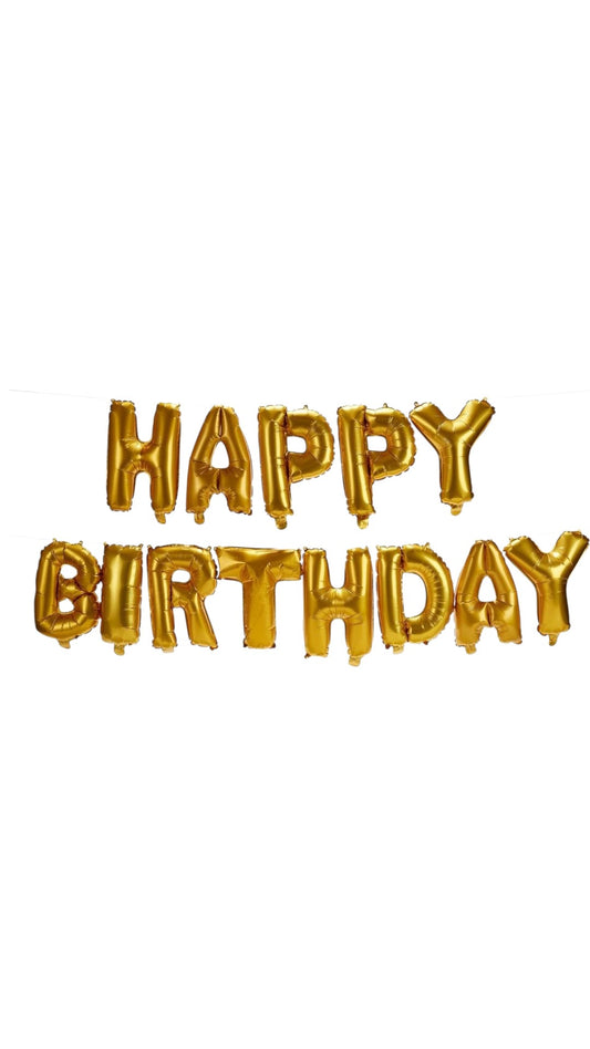 Balon folie HAPPY BIRTHDAY - 45CM