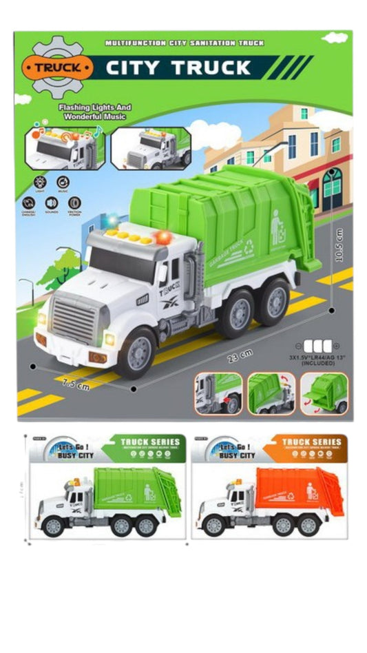 Camion de Gunoi cu muzică și lumini