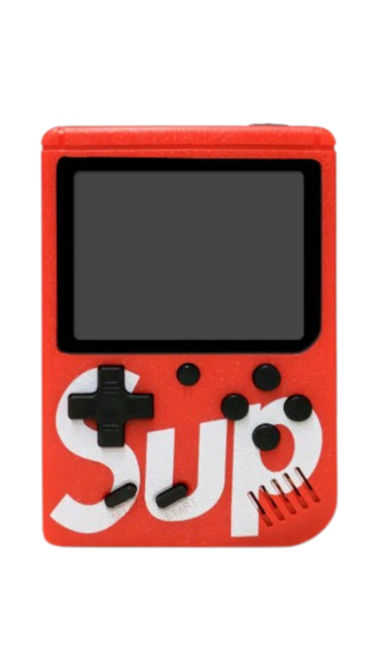 Consola SUP Game Box, 400 jocuri, Rotita volum, Ecran LCD de 3.0 ", Cablu AV, Micro-USB, Multiplayer, Portabil