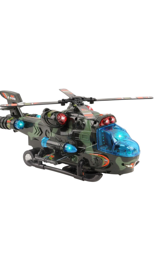 Elicopter de armata cu lumini si sunete