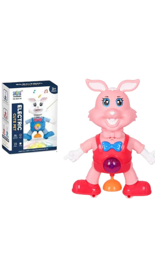Iepurasul dansator cu Lumini si Muzica