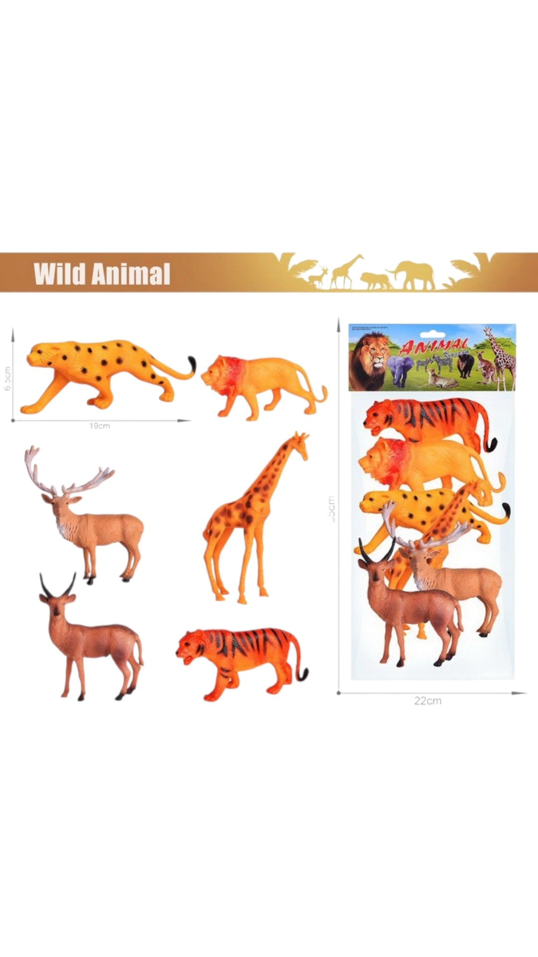 Animale Salbatice 6 piese