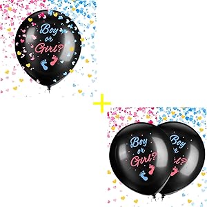 Baloane mari set 100 - negre cu imprimeuri fosforescente