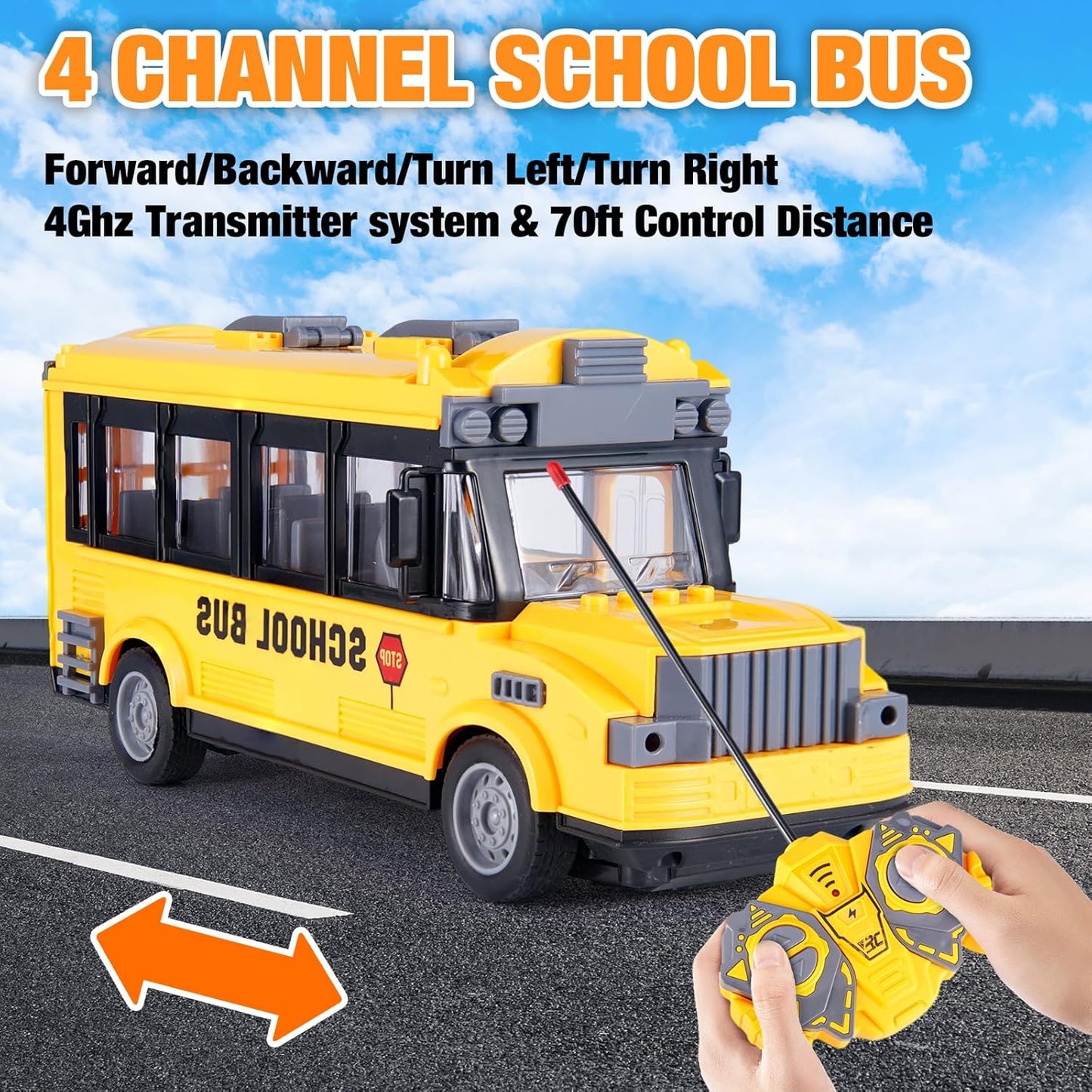 Autobuz de scoala cu telecomanda