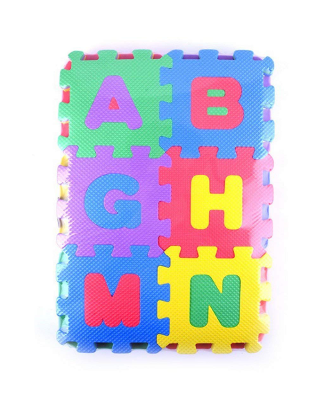 Covor din spuma pentru copii, tip puzzle cifre si litere