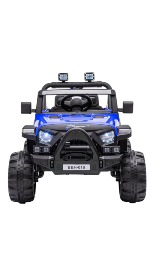 Masina electrica copii, LEAN TOYS, BBH-016 Jeep albastru