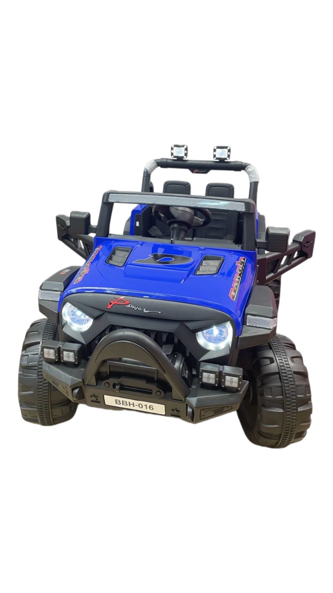 Masina electrica copii, LEAN TOYS, BBH-016 Jeep albastru