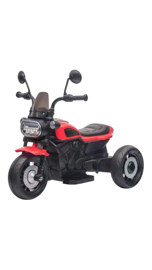 Motocicleta electrica copii 618R, acumulator 6V, 1 motor, cu sunete si lumini