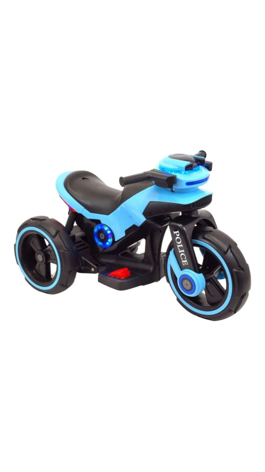 Motocicleta eléctrica pentru copii, doua motoare, acumulator 12V, cu muzica si lumini