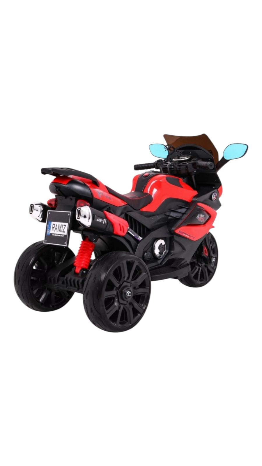 Motocicleta electrica Sport , 20W, 2 x 6V/4,5Ah, lumina LED fata, roti EVA, Mp3, SD, AUX, USB, Bluetooth