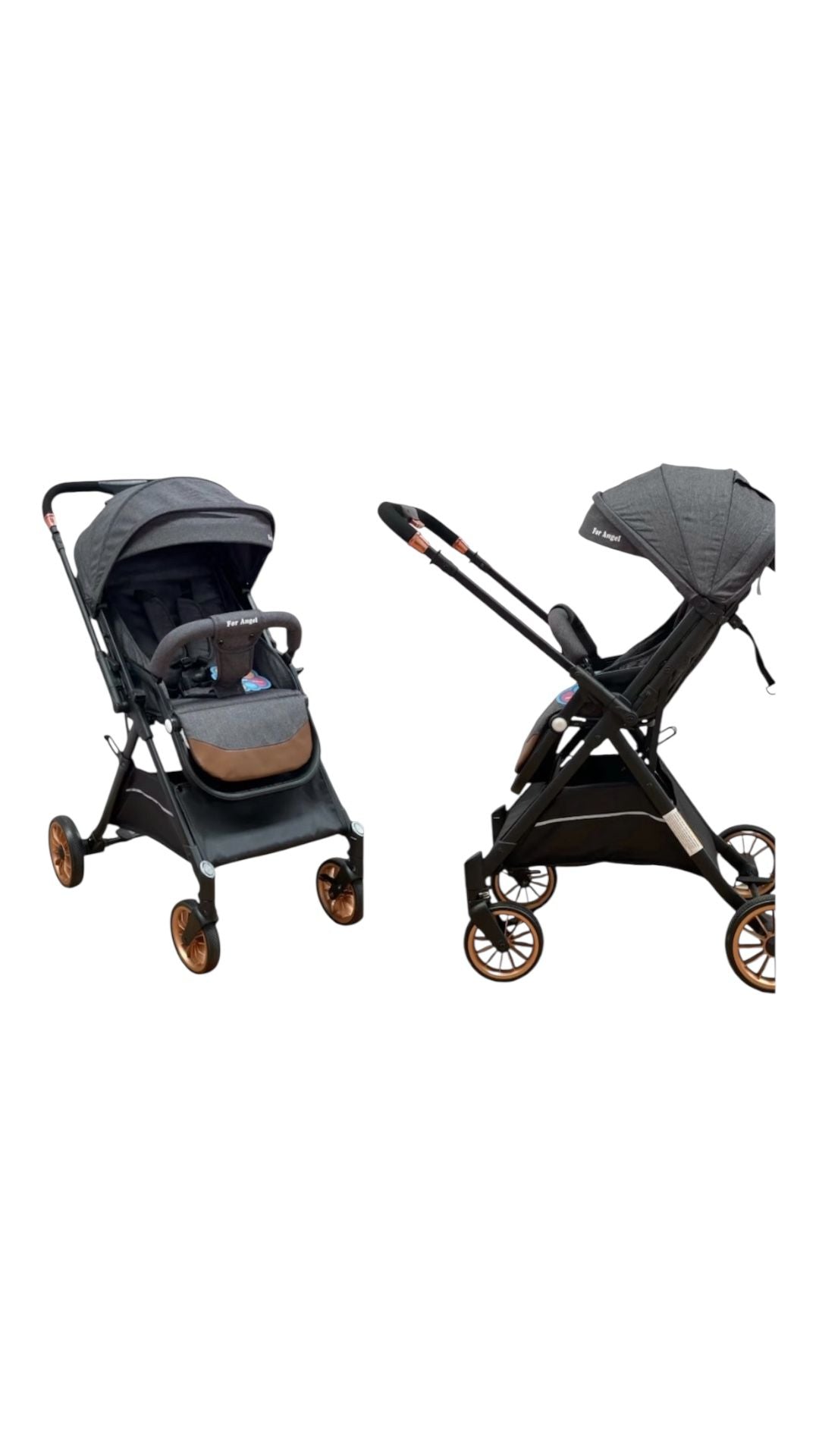 Carucior sport cu pliere troler, maner reversibil, Angel,
