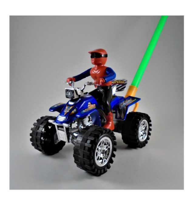 Atv de impins cu omulet
