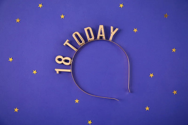 Bentita metal ,,18 Today,, auriu
