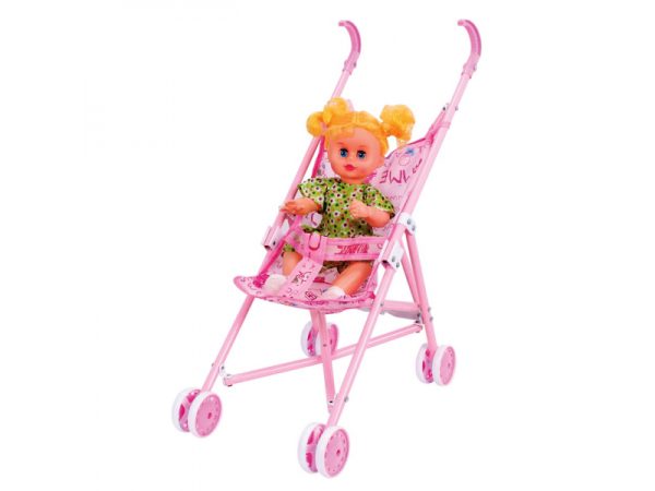 Carut plastic cu papusa