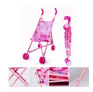 Carucior pentru papusi, Baby Mix, Pliabil, Cadru Metalic
