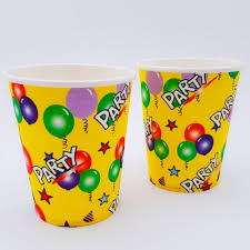 Pahare carton party set 10