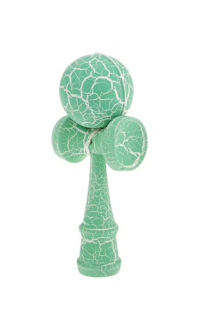 Kendama din Lemn,Mix Model cu Efect Crapat 18 cm