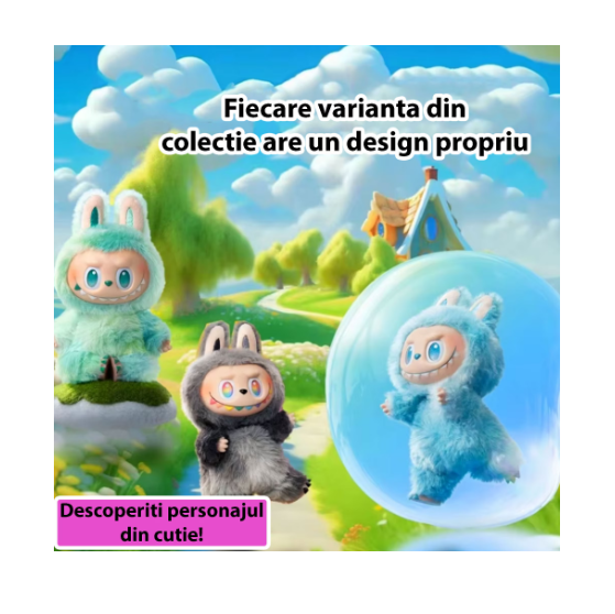 Blind Box Jucarie De Plus Surpriza , Seria 3, Big Into Energy, Moale, Breloc Atasat, 16 Cm