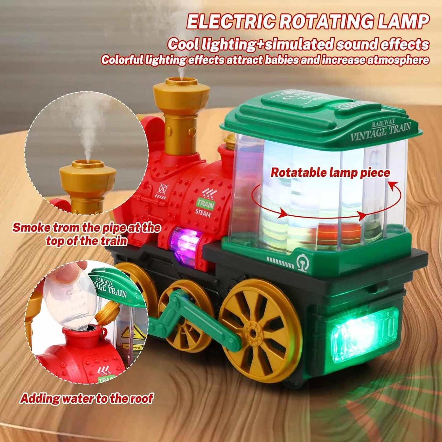 Locomotiva cu aburi muzicala electric