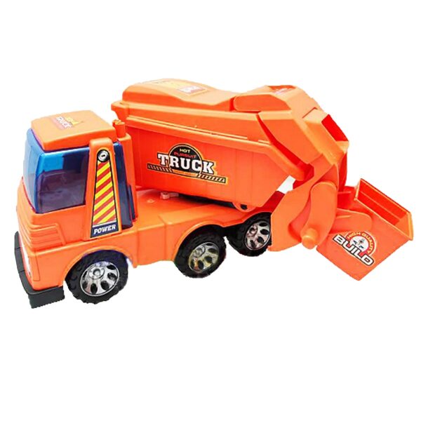 Camion Gunoi Portocaliu