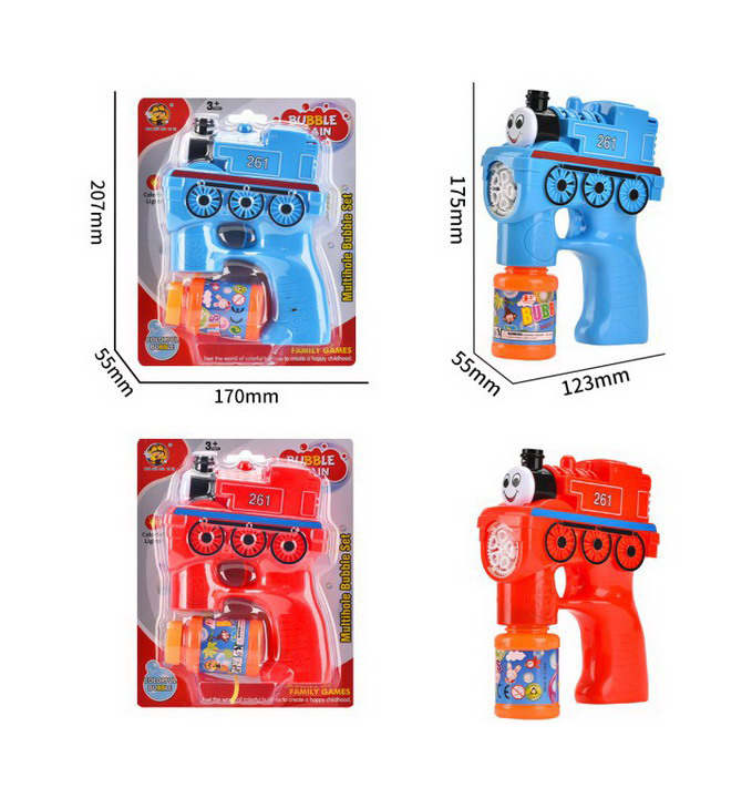Pistol baloane sapun,LED, forma locomotiva