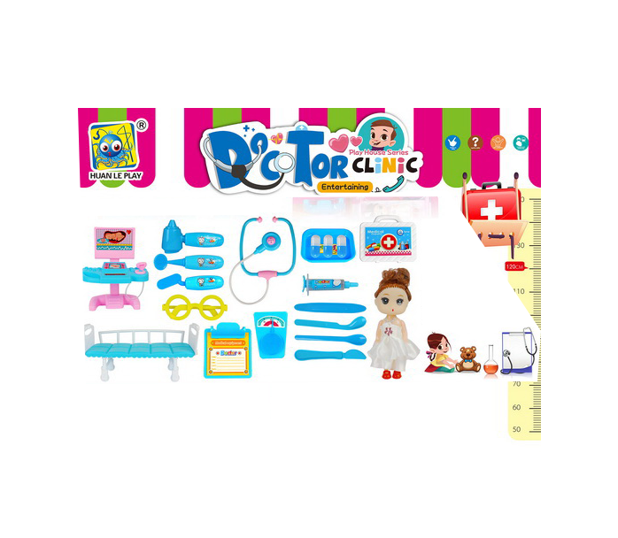 Set Doctor Clinic cu stetoscop si accesorii