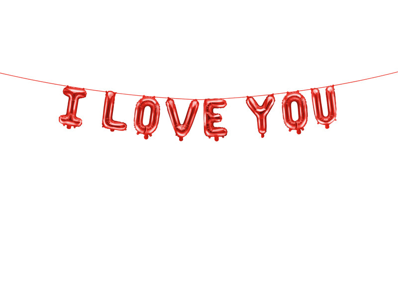 Balon din folie I Love You, 260×40 cm